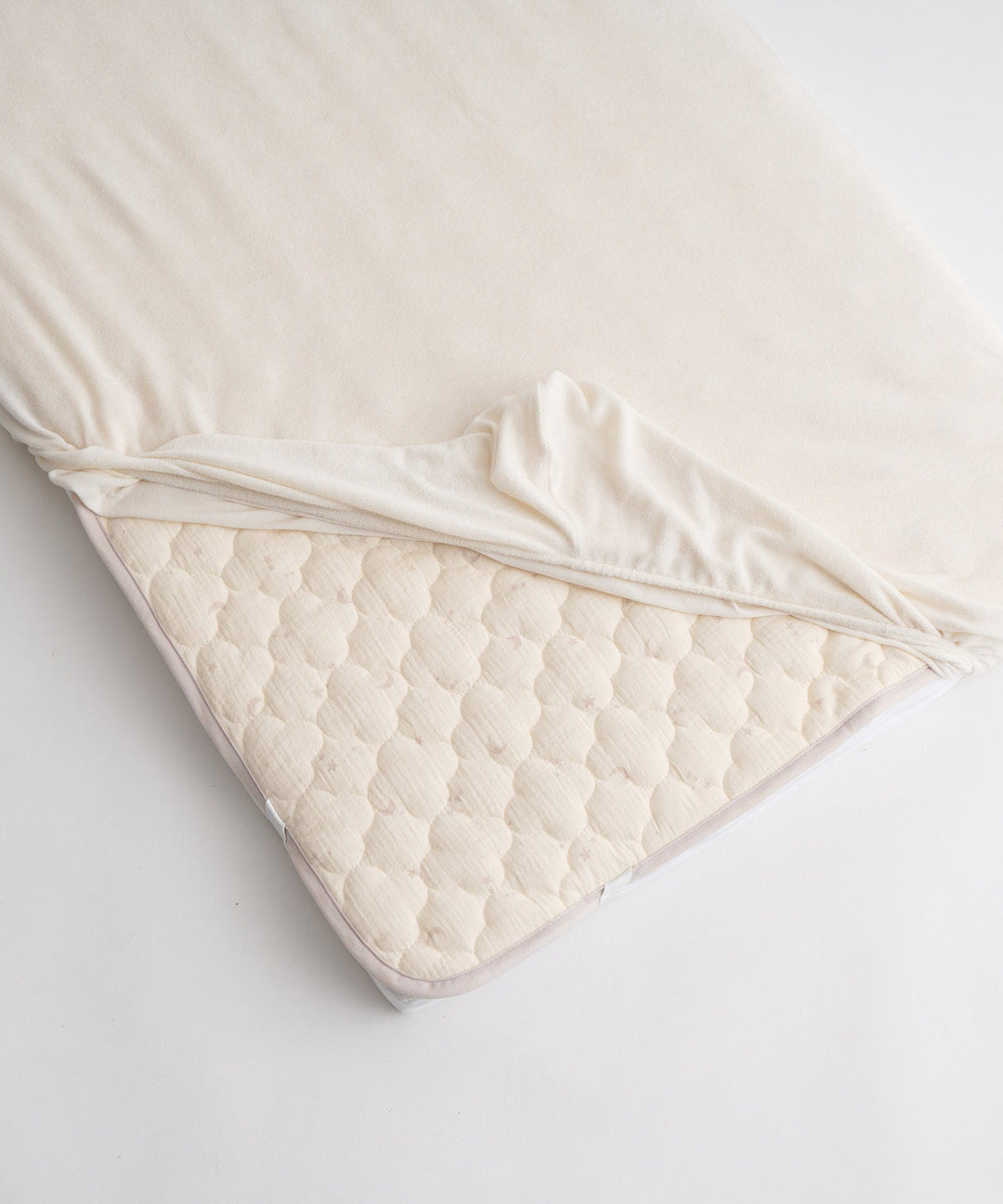 [Reversible] Baby Mattress Pad (Cooling Fabric × Organic Gauze)