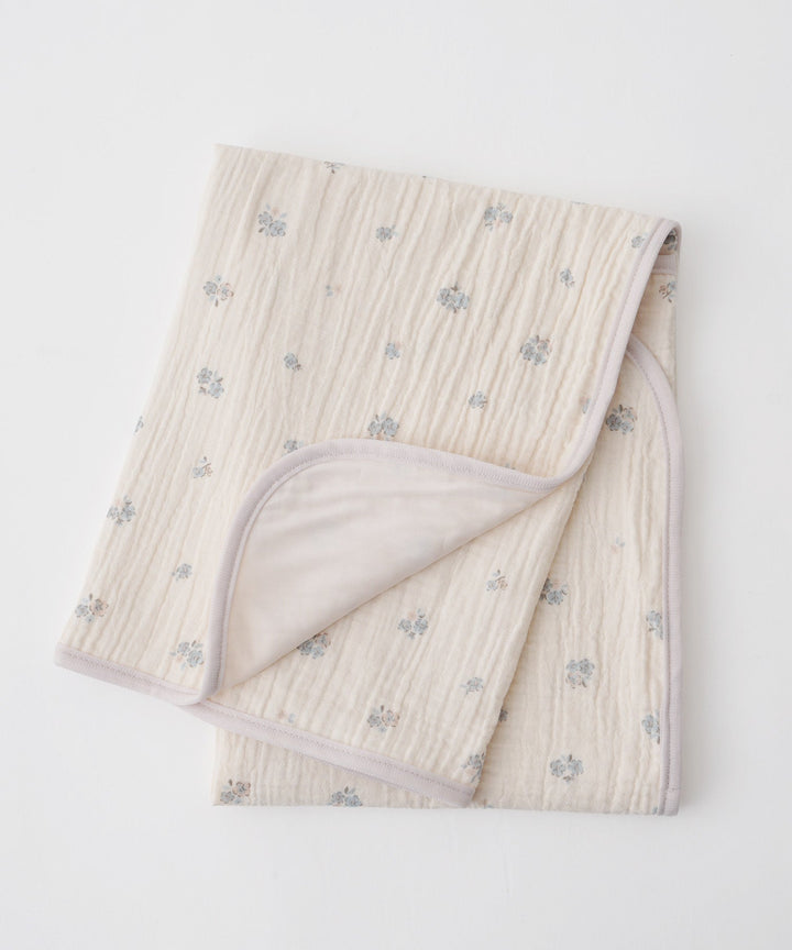 [Reversible] Baby Blanket 27.6″ × 35.4″ (Cooling Fabric × Organic Gauze)