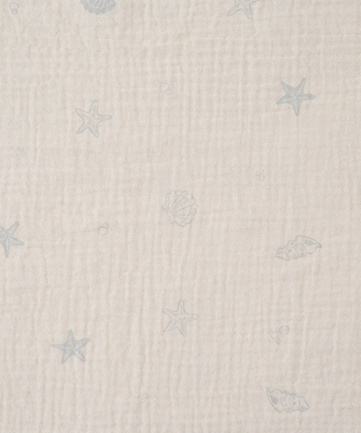 [Reversible] Baby Blanket 27.6″ × 35.4″ (Cooling Fabric × Organic Gauze)