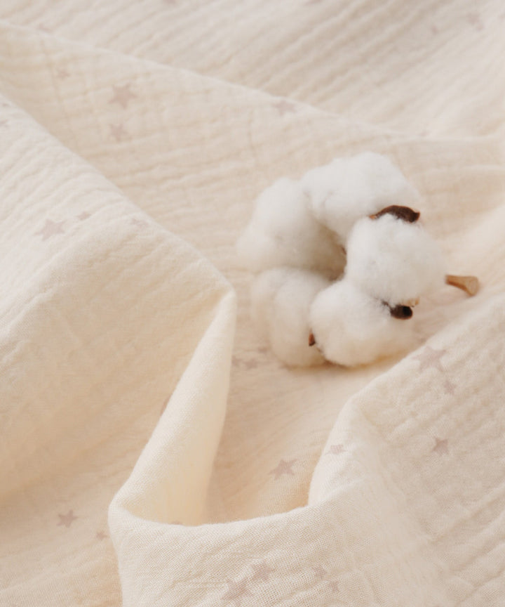 [Reversible] Baby Blanket 27.6″ × 35.4″ (Cooling Fabric × Organic Gauze)