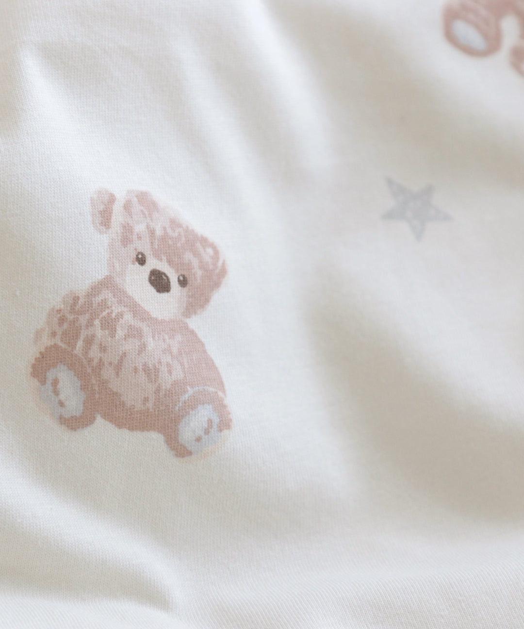 Washable Baby futon set (5 items) (Bear / Rabbit) Jersey knit