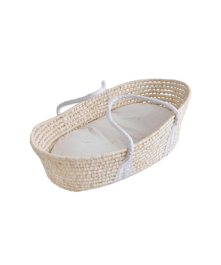 Moses basket + Baby lounger pillow (Jersey knit)