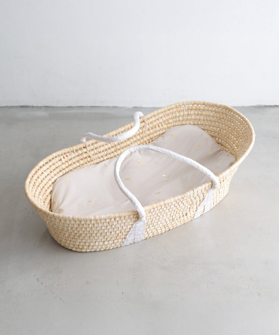 Moses basket + Baby lounger pillow (Jersey knit)