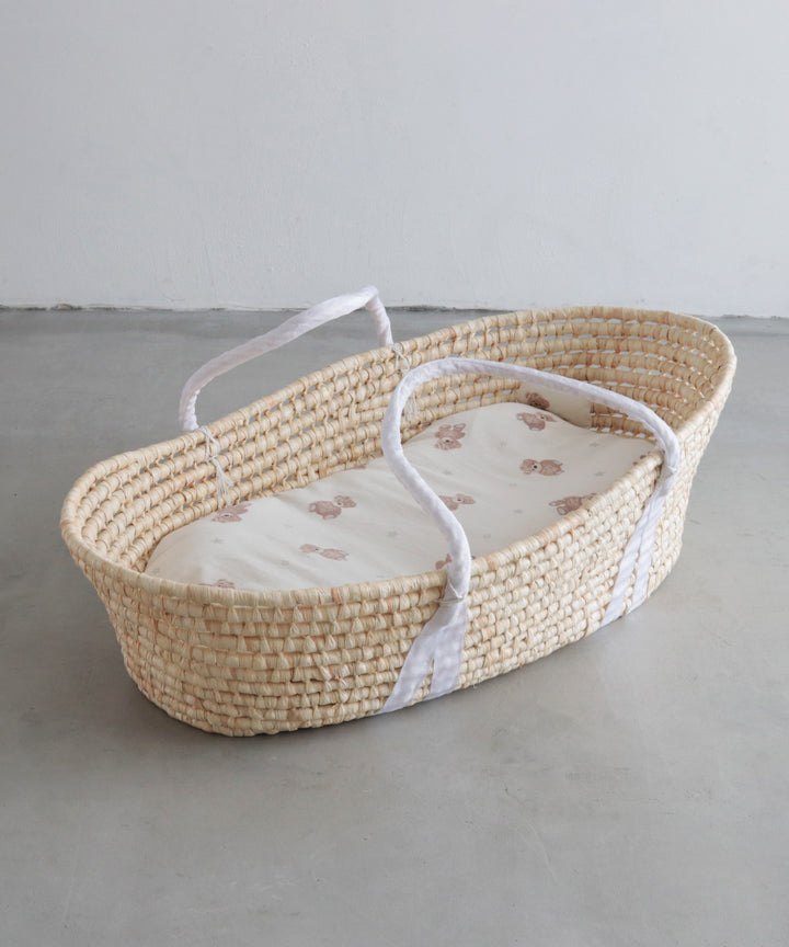 Moses basket + Baby Lounger Pillow (Jersey knit)