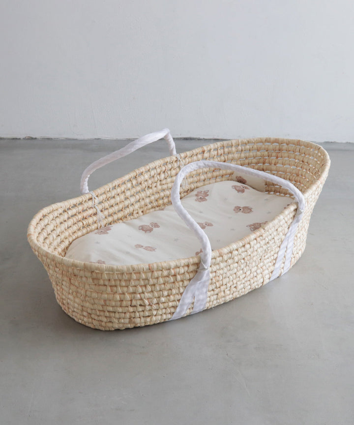 Moses basket + Baby lounger pillow (Jersey knit)