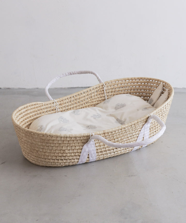 Moses basket + Baby Lounger Pillow (Jersey knit)