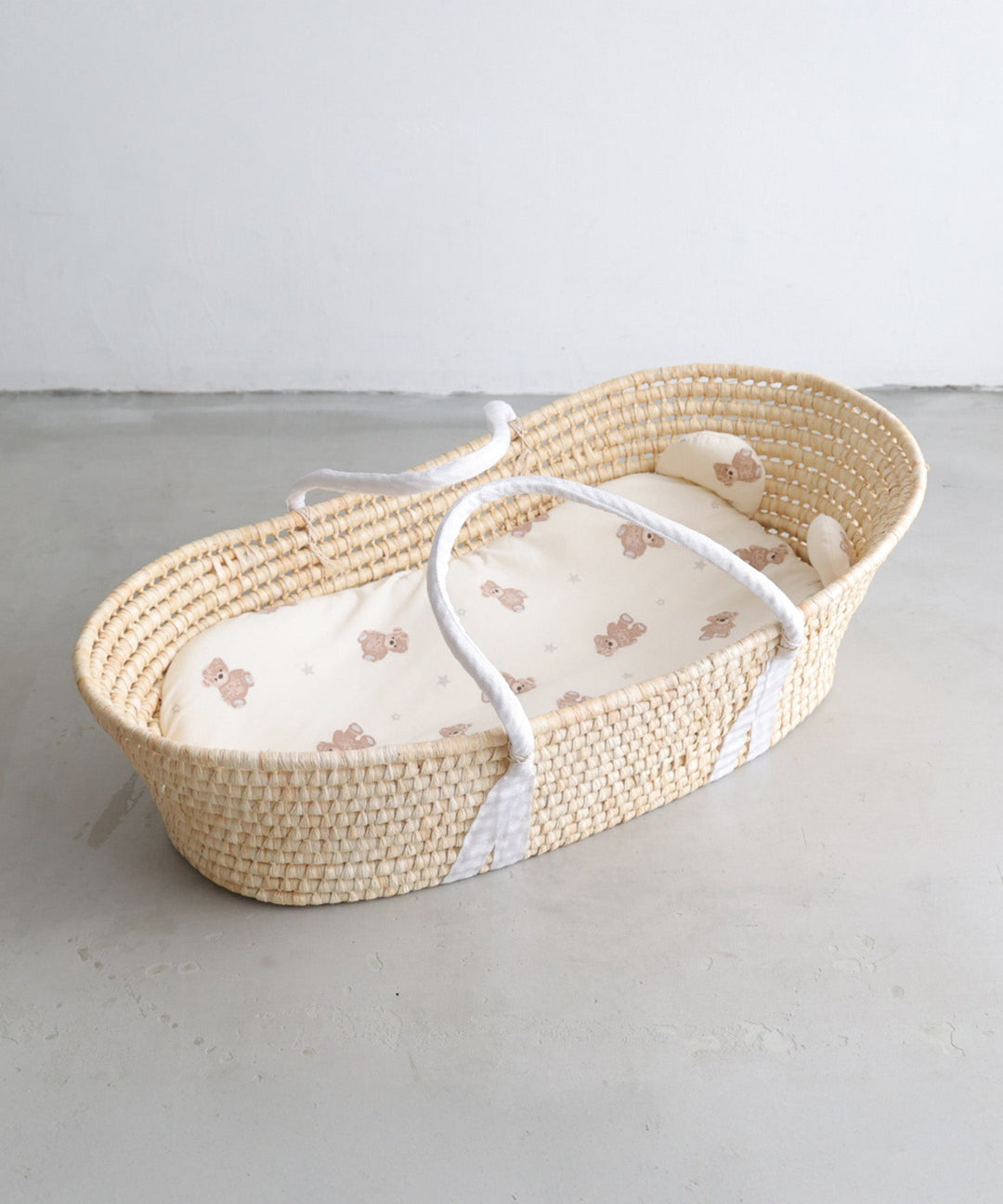 Moses basket + Baby lounger pillow (Jersey knit)