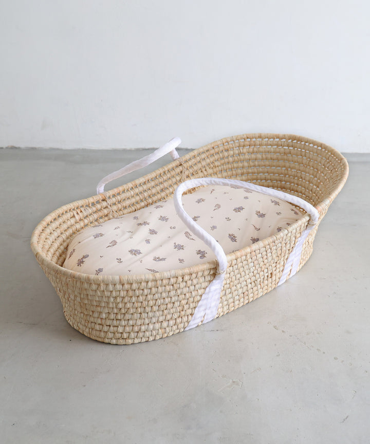 Moses basket + Baby Lounger Pillow (Jersey knit)