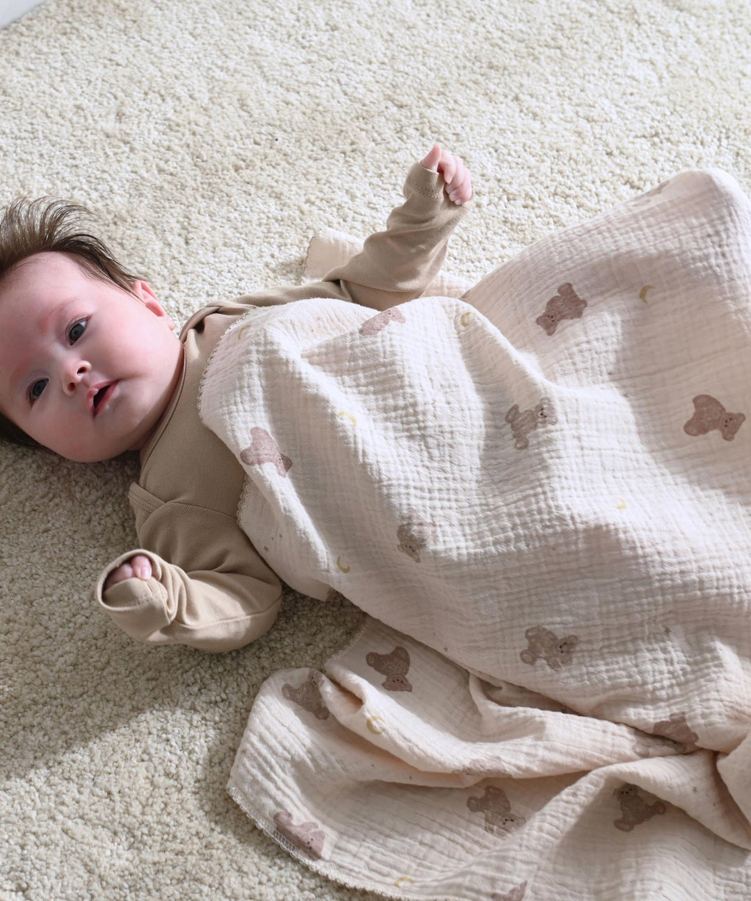 Swaddle blanket 39.4″ x 39.4″ (Double gauze)