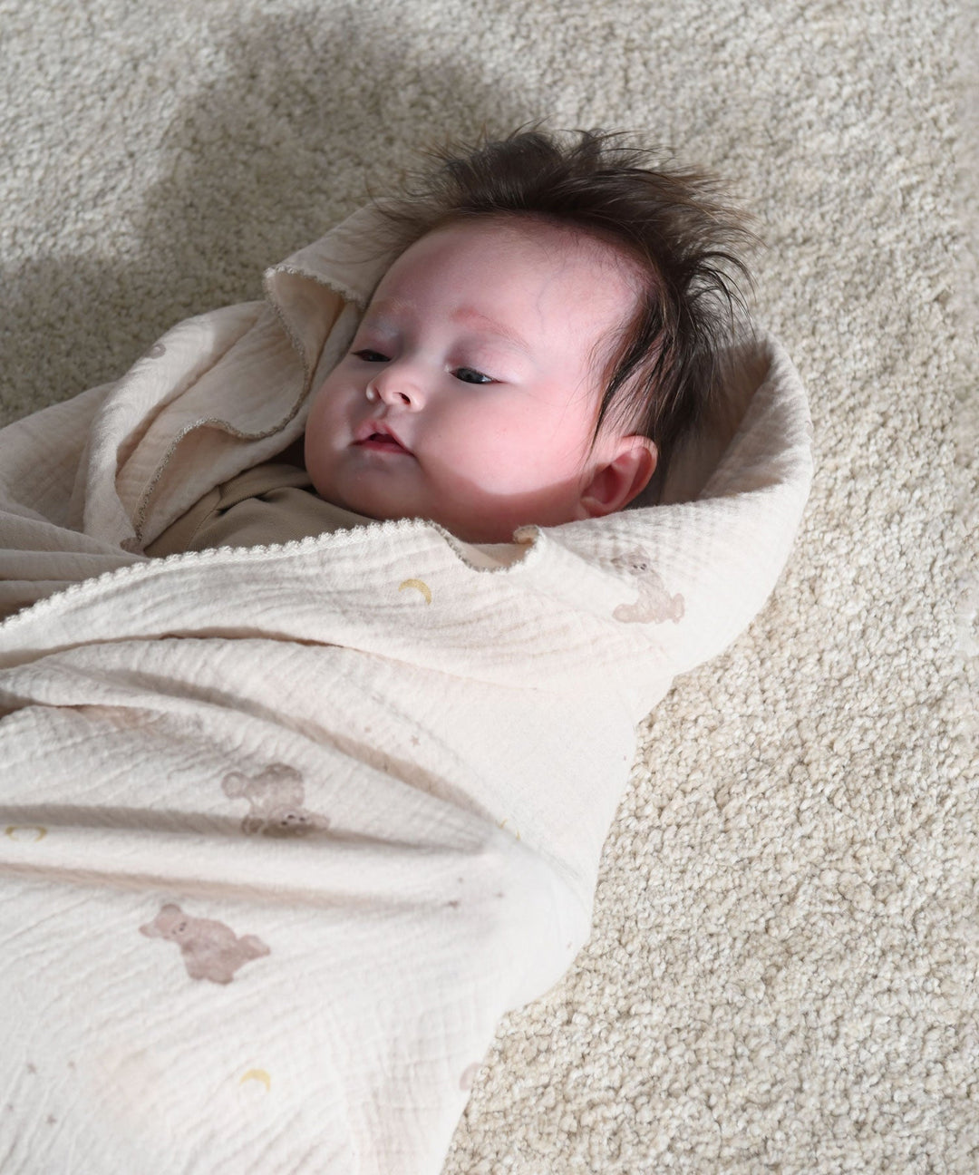 Swaddle blanket 39.4″ x 39.4″ (Double gauze)