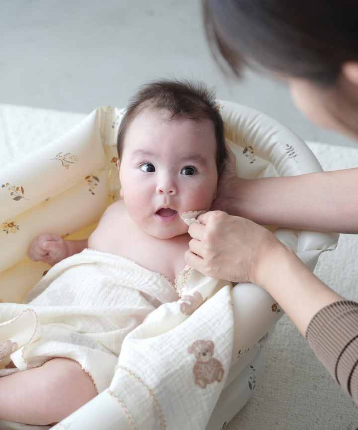 婴幼儿柔软方巾 100×100cm 2层棉纱