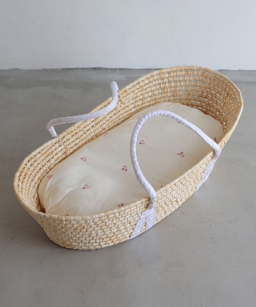 Moses basket + Baby Lounger Pillow (Pile fabric)