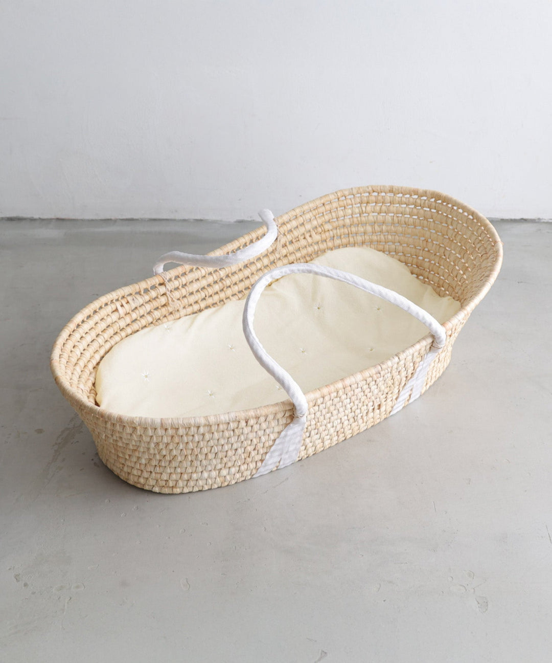 Moses basket + Baby lounger pillow (Pile fabric)