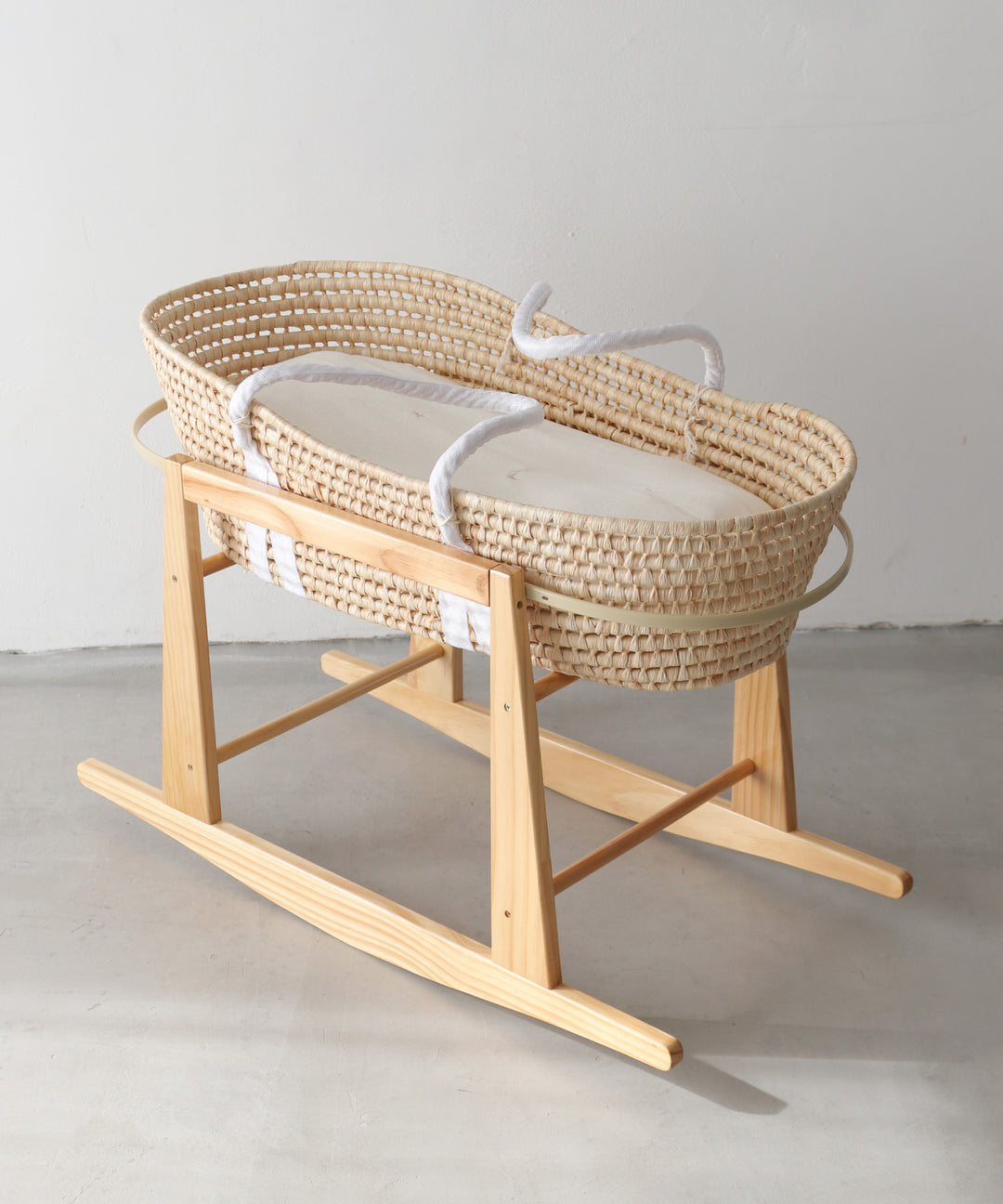 Moses basket + Baby Lounger Pillow (Pile fabric)