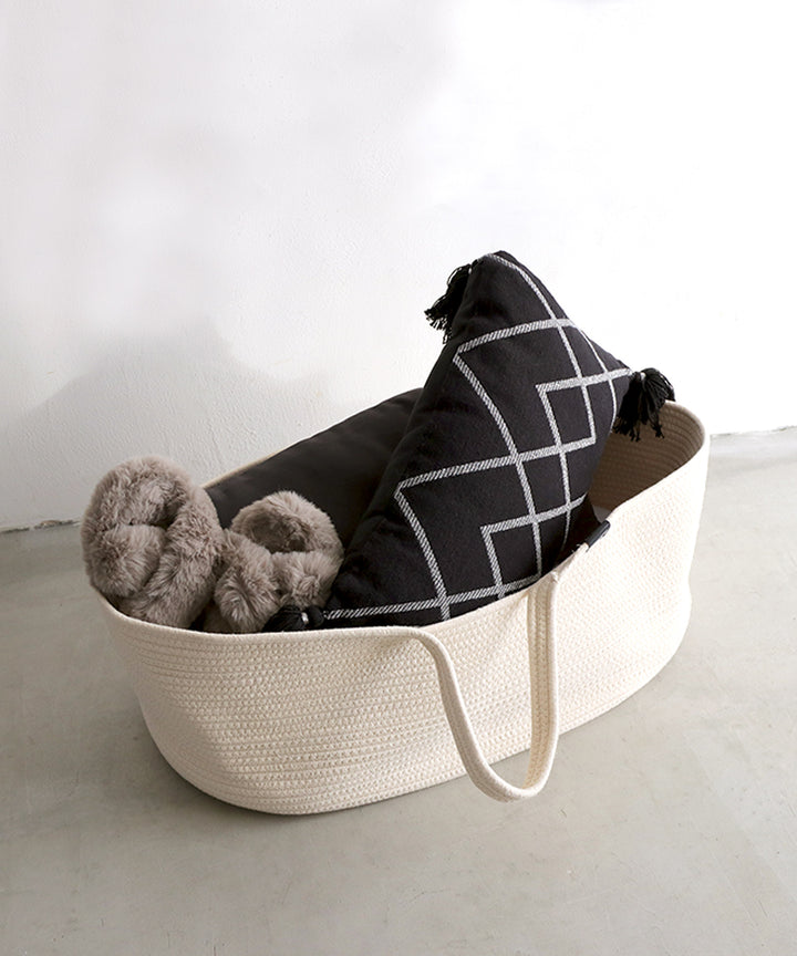 Rope-woven Moses Basket