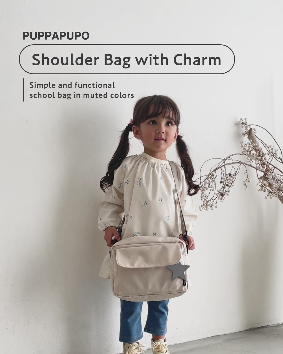 Shoulder Bag with Charm