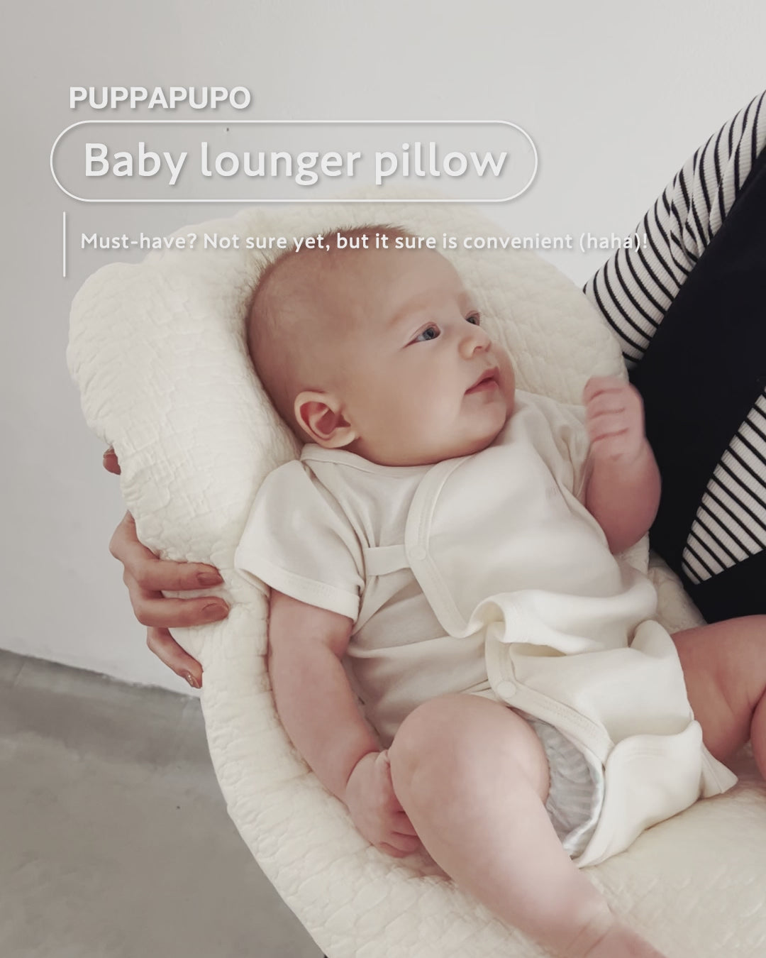 Baby lounger pillow (Ibul fabric with Moroccan design)