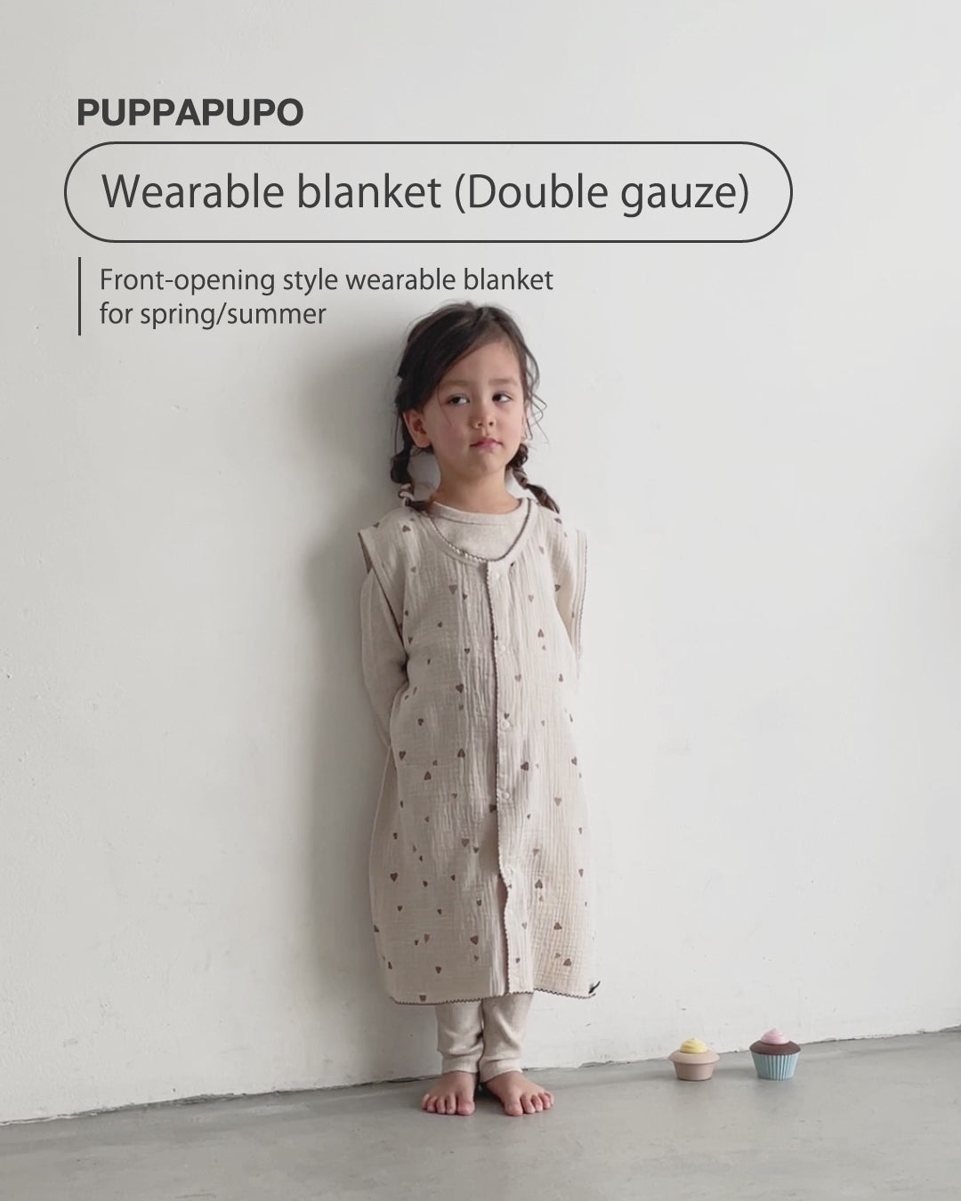 Wearable blanket (Double gauze)