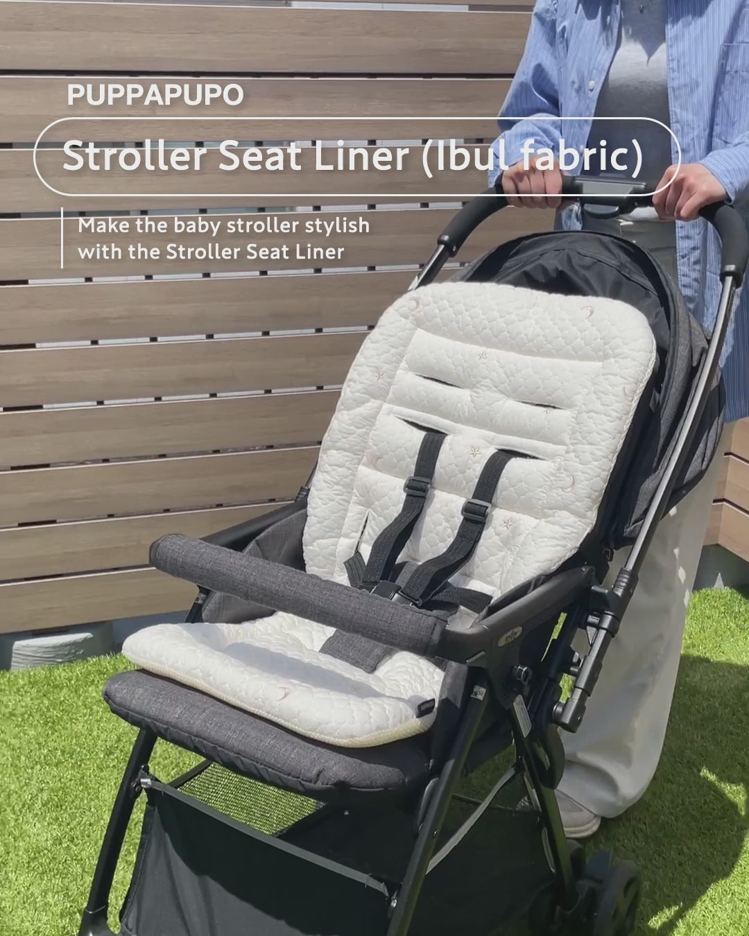 Stroller Seat Liner (Ibul fabric with Moroccan design)