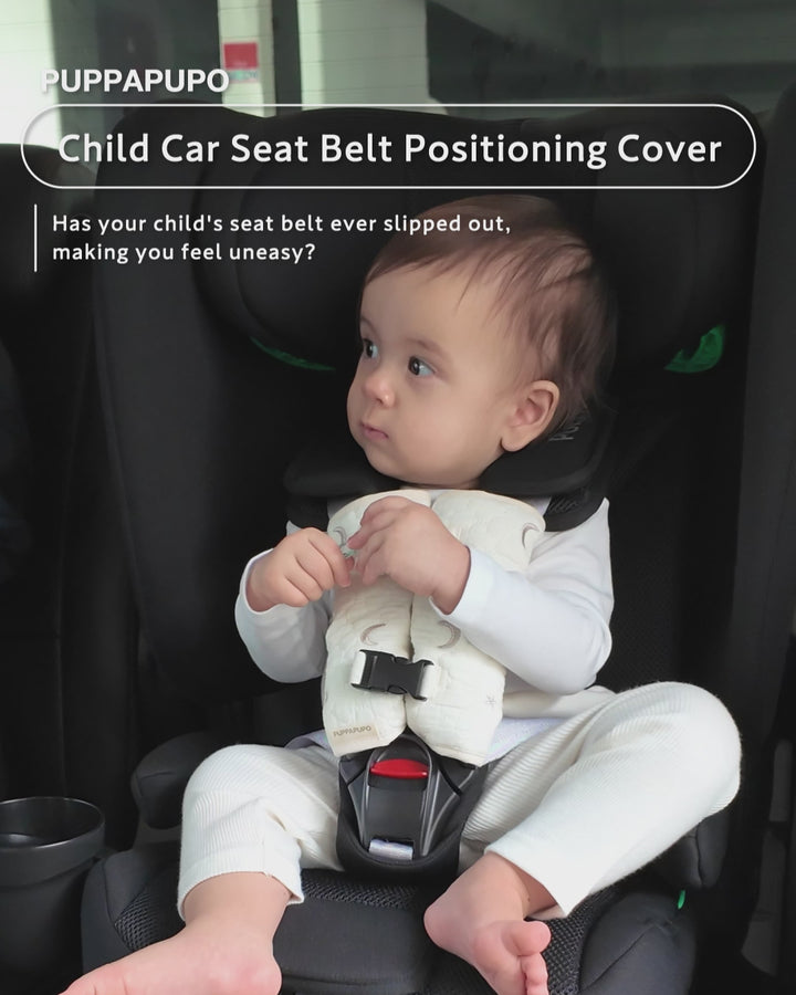 Child Car Seat Belt Positioning Cover (Ibul fabric with Moroccan design)