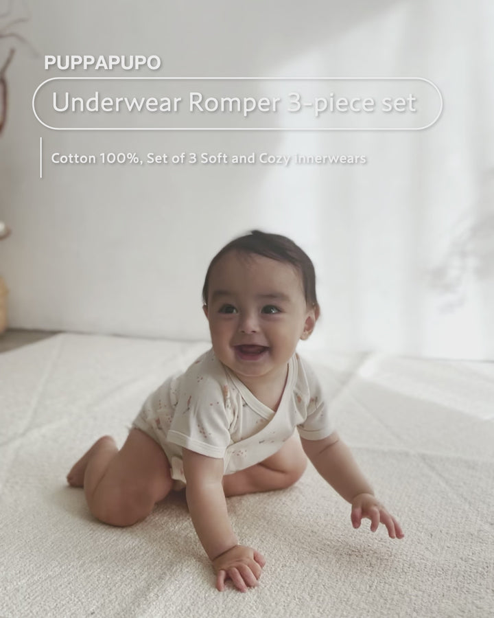 Baby Underwear Romper 3-piece set