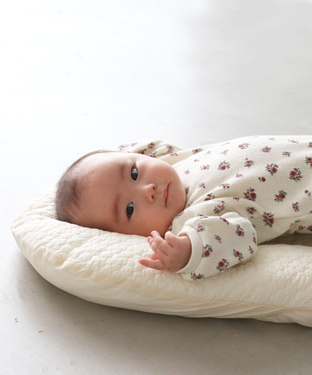 Baby Lounger Pillow (Ibul fabric with Moroccan design)