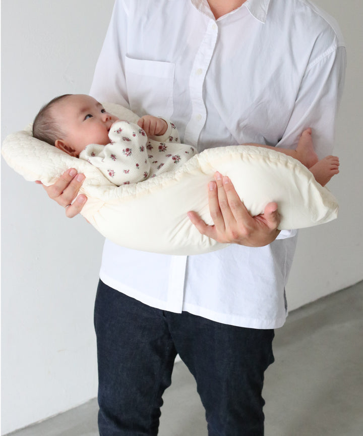 Baby Lounger Pillow (Ibul fabric with Moroccan design)