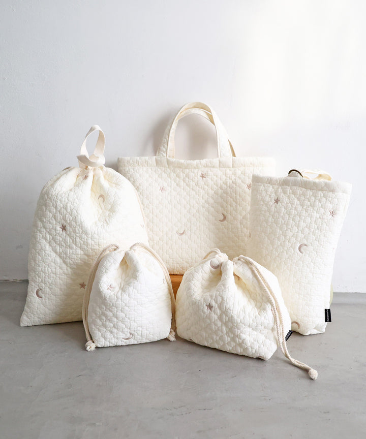 Tote bag 5 items (Ibul fabric with Moroccan design)