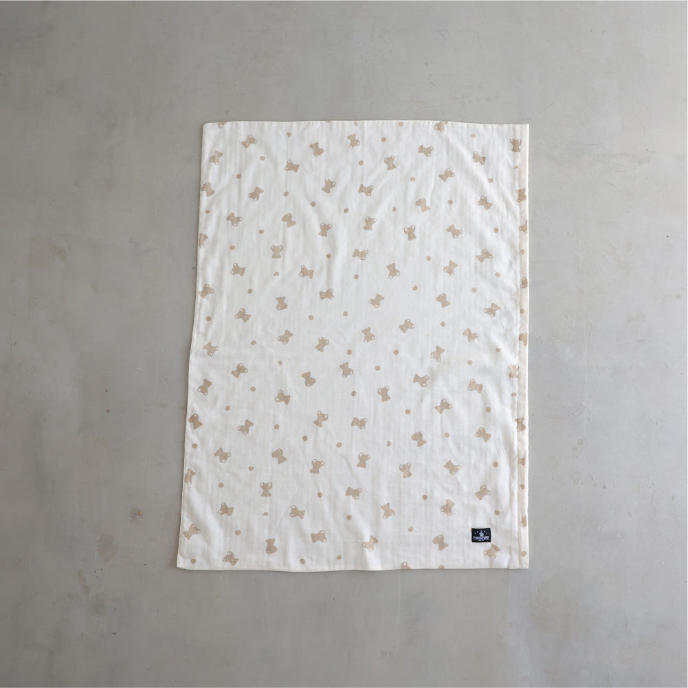 日本制造的可洗的婴儿床罩盖常规尺寸（双纱布）