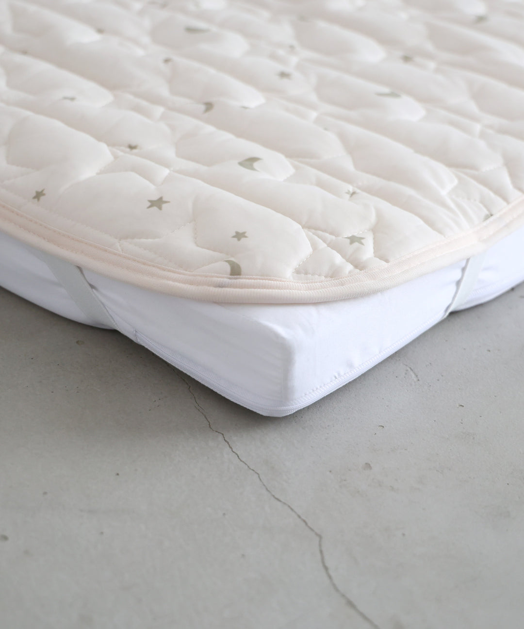 [Reversible] Baby Mattress Pad (Cooling fabric x Pile fabric)