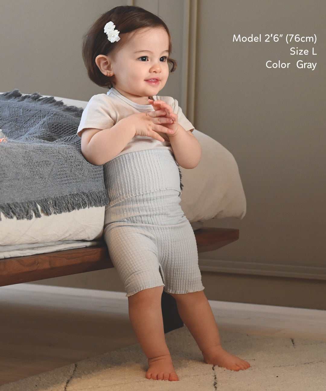 [2-Piece set] Haramaki pants (Tummy warmer pants)