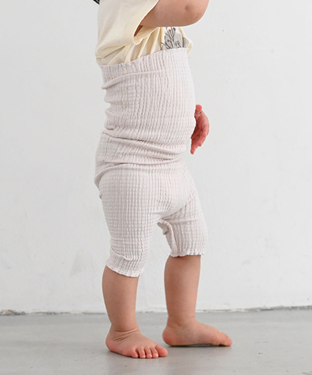 【可供选择的两件套】 宝宝高腰护肚子裤
