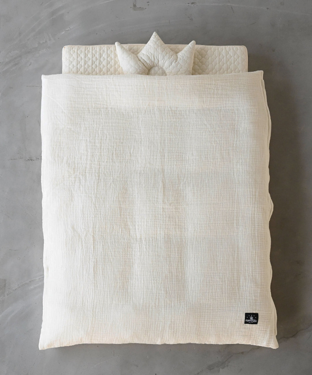 Washable Baby futon set (5 items) Mini size (Ibul fabric with Moroccan design)