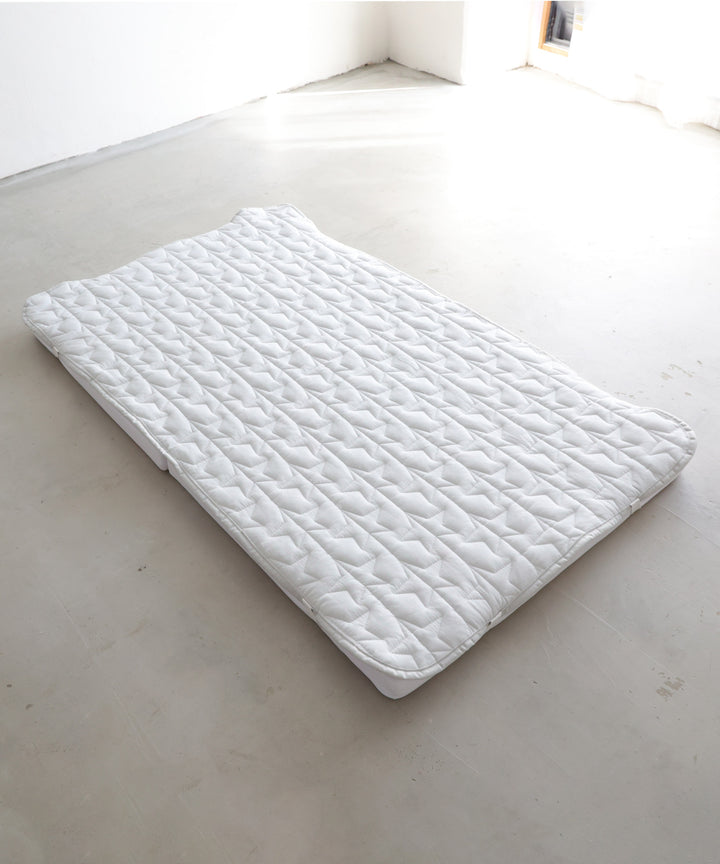 [Reversible] Baby Mattress Pad (Cooling fabric x Organic Gauze)