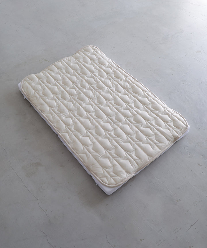[Reversible] Baby Mattress Pad (Cooling fabric x Organic Gauze)