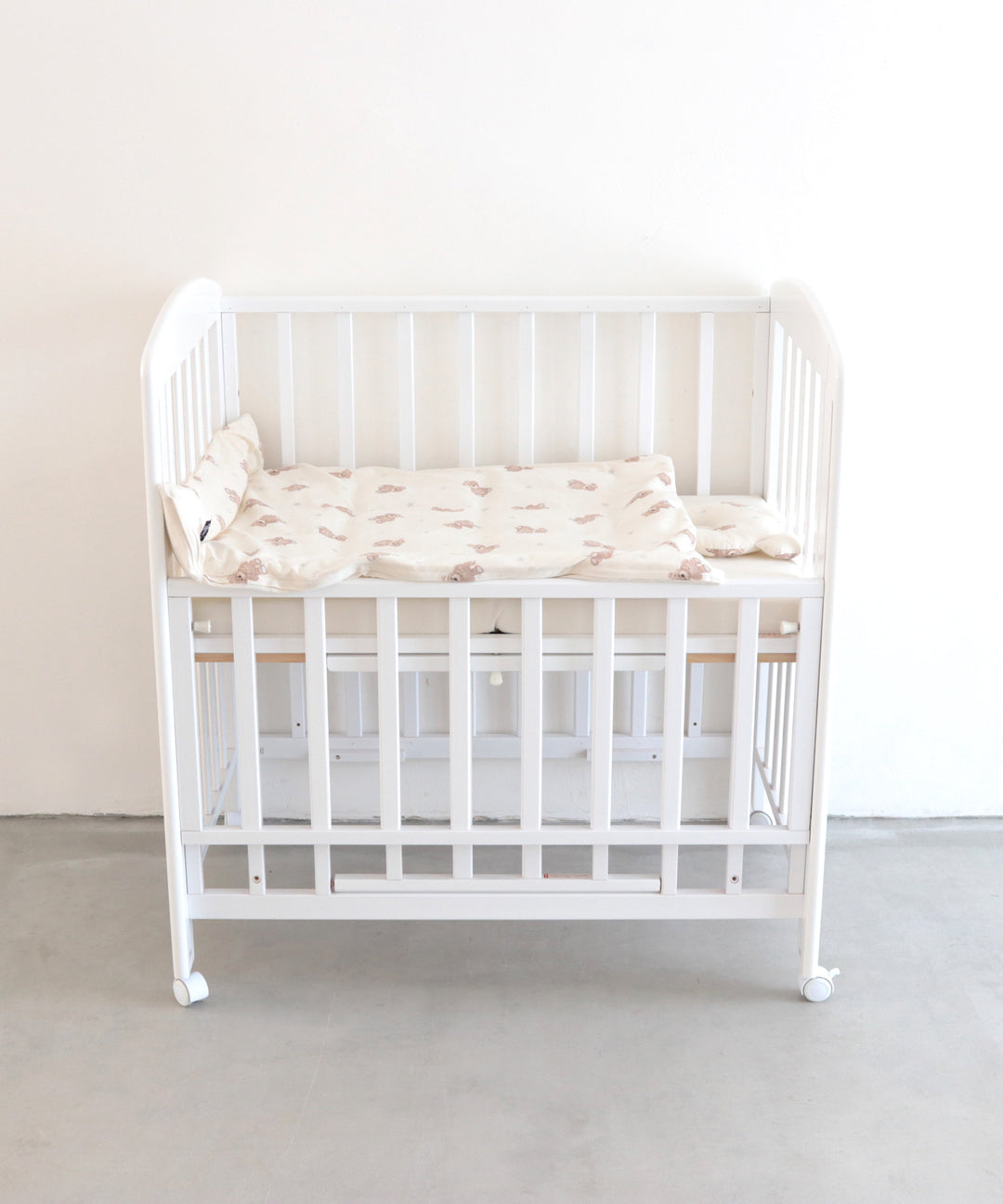Washable Baby futon set (5 items) Mini size (Bear / Rabbit) Jersey knit
